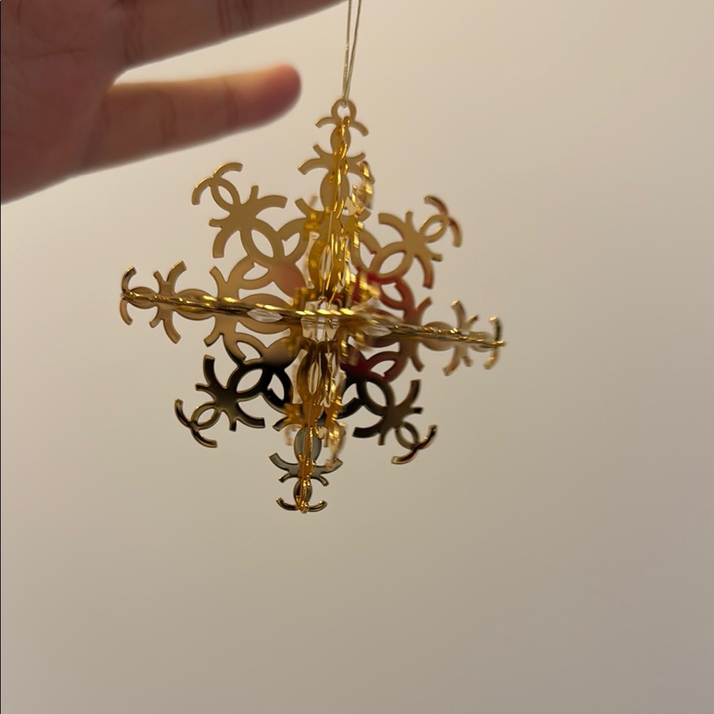 Gold and Black Hanging Ornament